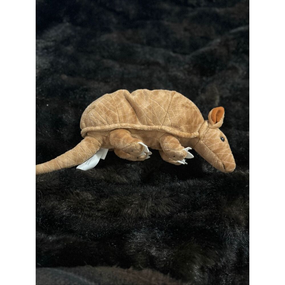 Pier 1 Imports Armadillo 11.5 in L Plush Stuffed Animal Toy Texas